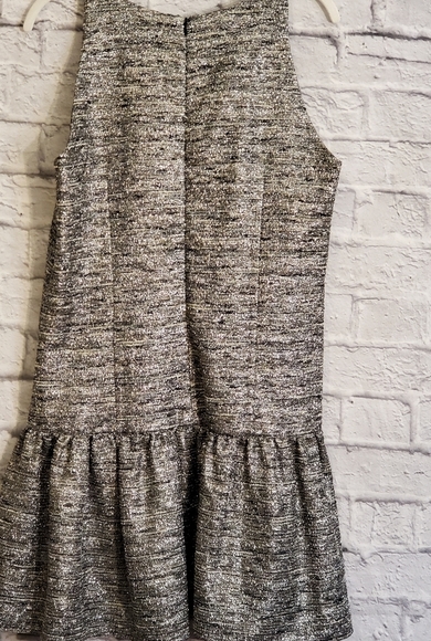 🥳🔥🎉Hunter Bell Metallic Tweed Drop Waist Dress - Picture 13 of 16